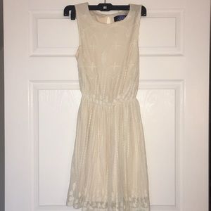 White lace Blue Rain dress size S